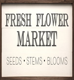 Fresh Flower Market White